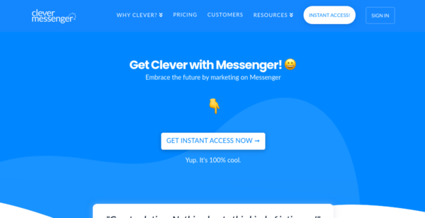 $100 Off at Clever Messenger