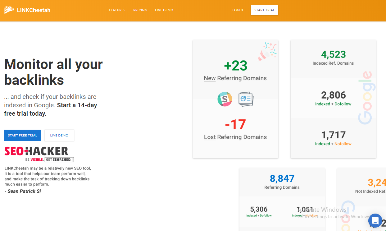 LINKCheetah - Manage Your Backlinks Like a Boss