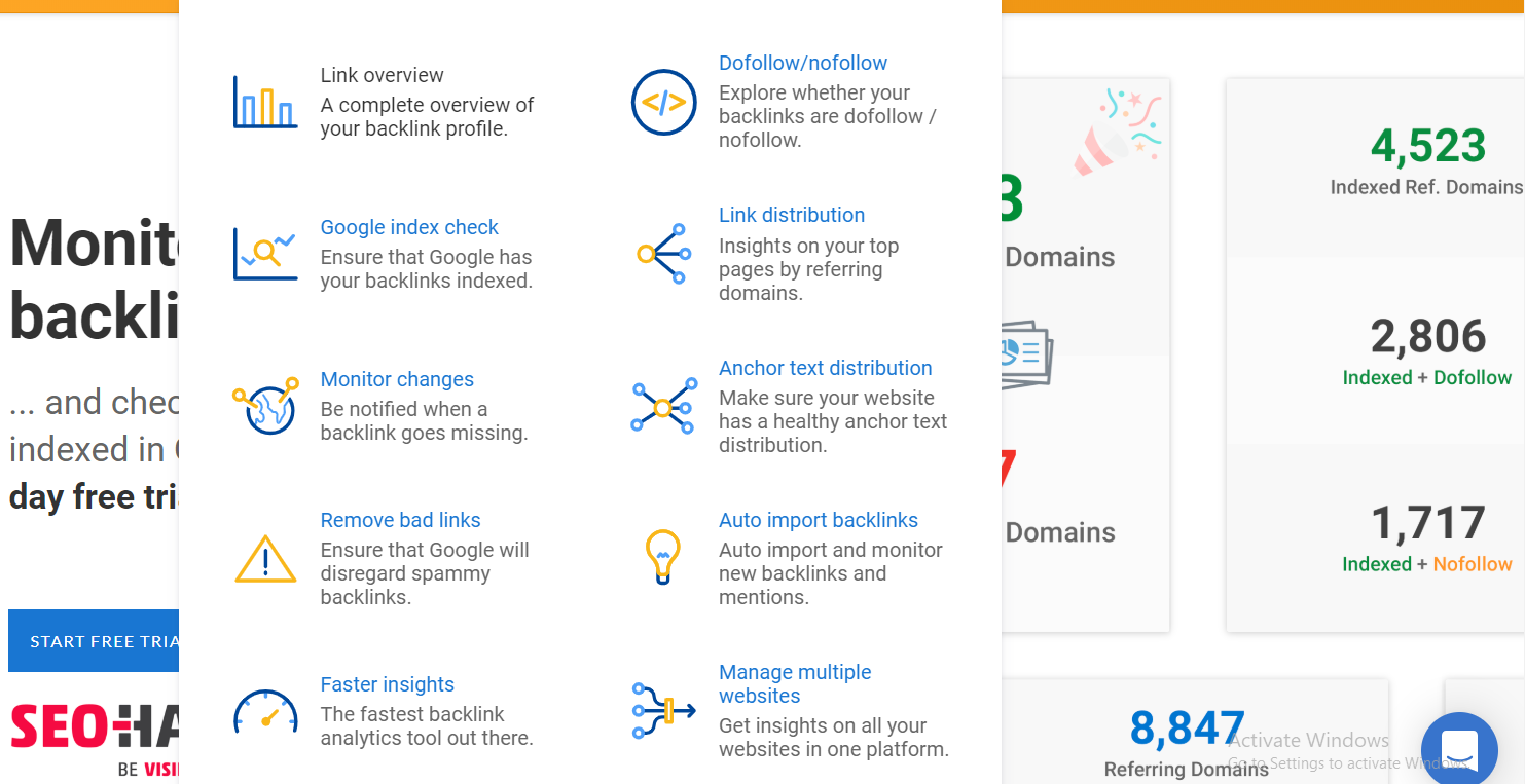 What are the features of LINKCheetah?