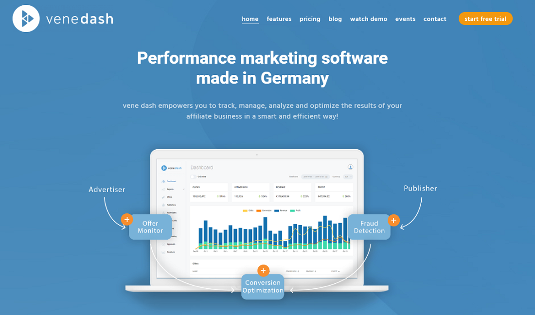 Venedash – A Comprehensive Solution To Your Affiliate Tracking Needs