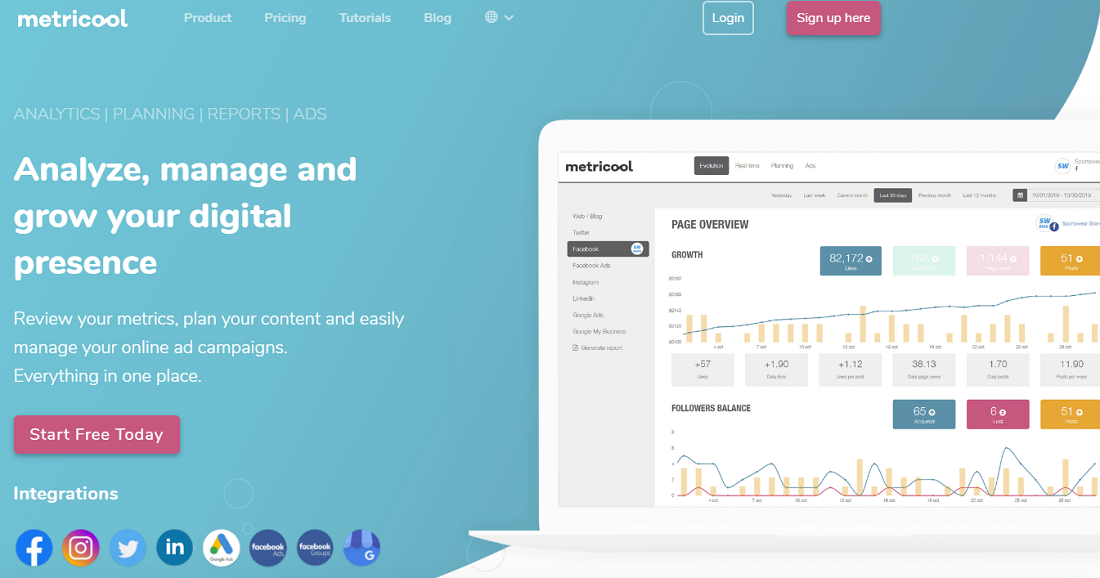 Metricool - Your Comprehensive Social Media Analytics Plug