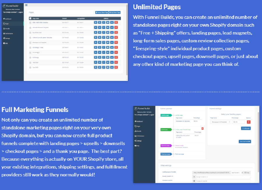 What are the Features of Funnel Buildr