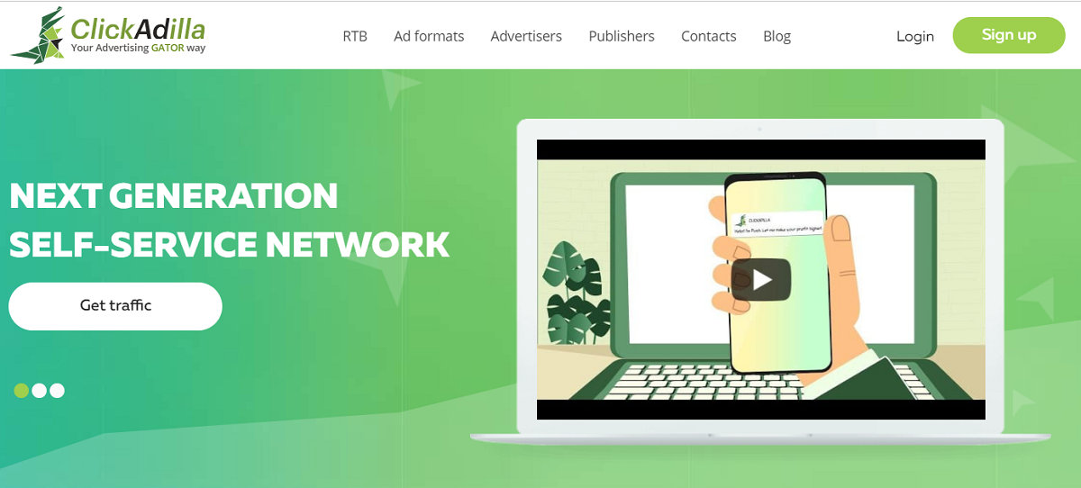 Clickadilla - Your All-in-One Ad Network